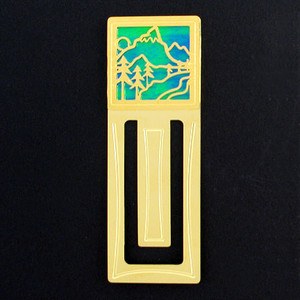 Mountain Engraved Bookmark
