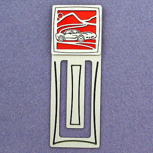 Sports Car Engraved Bookmark
