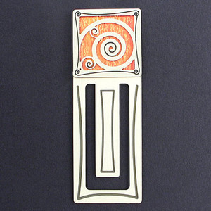 Spiral Engraved Bookmark