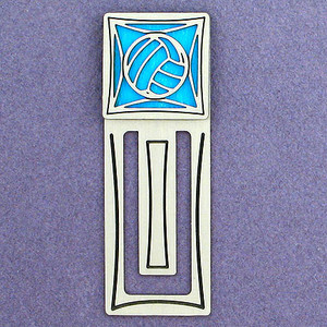 Volleyball Engraved Bookmark
