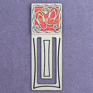 Flip Flop Engraved Bookmark
