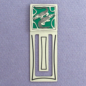 Alligator Engraved Bookmark