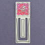 Hibiscus Flower Engraved Bookmark
