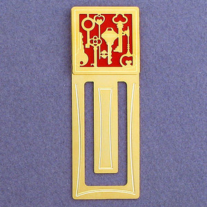 Key Engraved Bookmark