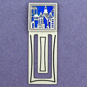 Cityscape Engraved Bookmark