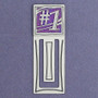 #1 Engraved Metal Bookmark