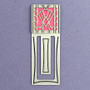 Art Deco Fan Engraved Bookmark