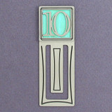 10th Engraved Bookmark
