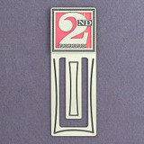 Second Place Engraved Bookmark