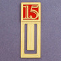 15th Engraved Bookmarks