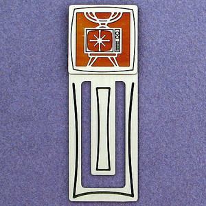 Television Engraved Bookmark