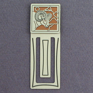 Mountain Ram Engraved Bookmark