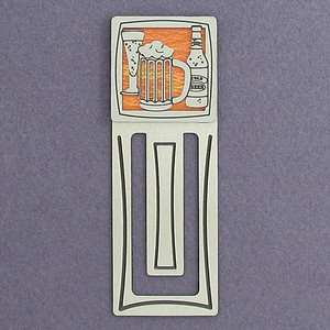 Beer Engraved Bookmark