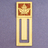 Maple Leaf Engraved Bookmark