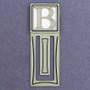 Monogram Letter B Engraved Bookmark