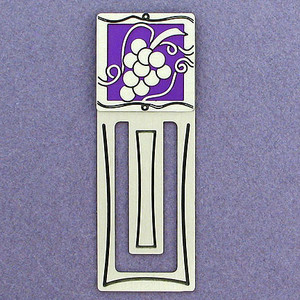 Grapes Engraved Bookmark
