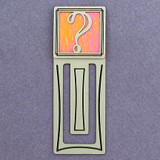 Question Mark Engraved Bookmark