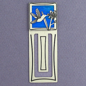 Hummingbird Engraved Bookmark