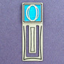 Number Zero Symbol Engraved Bookmark