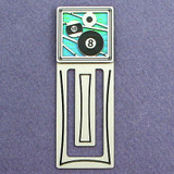 Billiards Engraved Bookmark