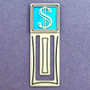 Dollar Symbol Engraved Bookmark