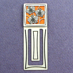 Orchid Engraved Bookmark