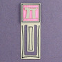 Pi Engraved Bookmark