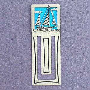 Sailboat Engraved Bookmark