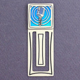 Microphone Engraved Bookmark