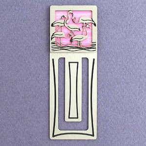 Flamingo Engraved Bookmark