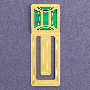 Gemini Engraved Bookmark