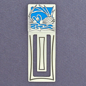 Swan Engraved Bookmark