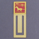 Mustang Horse Engraved Bookmark