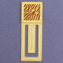 Animal Stripe Engraved Bookmark