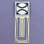 Baseball Engraved Bookmark