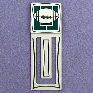 Football Engraved Bookmark
