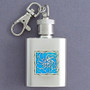Hibiscus Keychain Flask