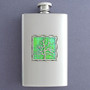 Tree Hip Flask 4 Oz Stainless Steel
