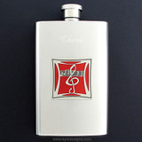 Musical Hip Flask 4 Oz Stainless Steel