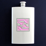 Shoes Hip Flask 4 Oz. Stainless Steel