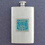 Chef's Hat Hip Flask 4 Oz Stainless Steel