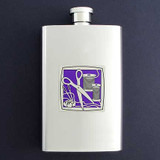 Sewing Hip Flask 4 Oz Stainless Steel