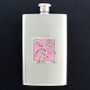 Golf Hip Flask 4 Oz. Stainless Steel