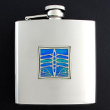 Rowing Drinking Flask 6 Oz.