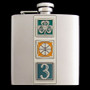 6 Oz. Boston "Big Three" Celtics Stainless Steel Flask