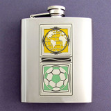 World Cup 8 Oz Soccer Championships Flask