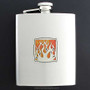 Flame On Flasks 8 Oz. Stainless Steel
