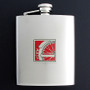 Motorcycle Flask 8 Oz. Stainless Steel