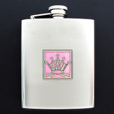 Pink Princess 8 Ounce Flask