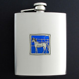 Horse Flask 8 Oz. Stainless Steel